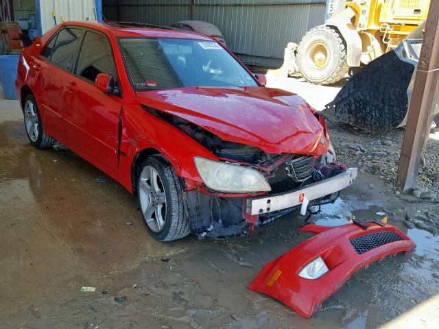 JTHBD192220063593 - 2002 LEXUS IS 300 RED photo 1