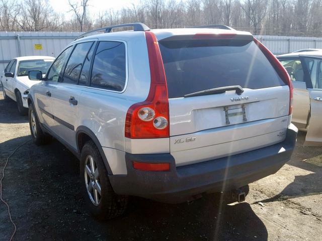 YV4CM592561303617 - 2006 VOLVO XC90 SILVER photo 3