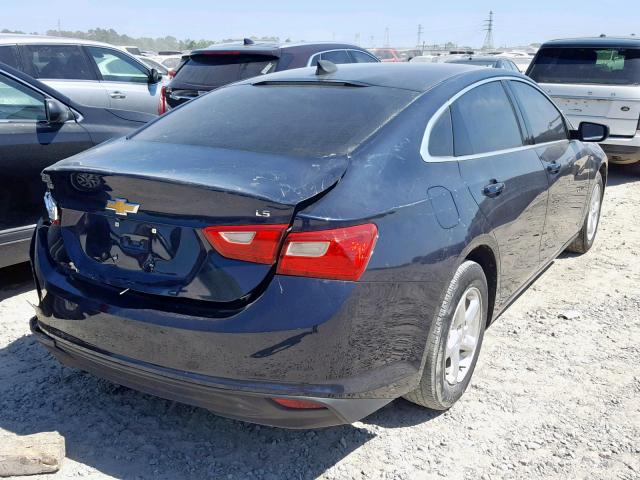 1G1ZB5ST8GF356945 - 2016 CHEVROLET MALIBU LS BLUE photo 4
