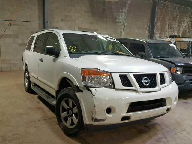 5N1AA0NC2DN608403 - 2013 NISSAN ARMADA SV WHITE photo 1