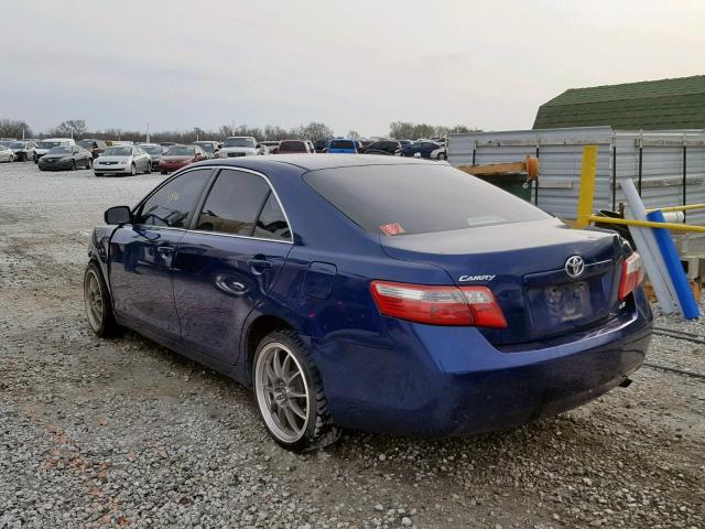 4T1BE46K37U153934 - 2007 TOYOTA CAMRY NEW BLUE photo 3