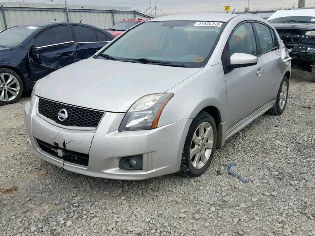 3N1AB6AP8BL636283 - 2011 NISSAN SENTRA 2.0 SILVER photo 2