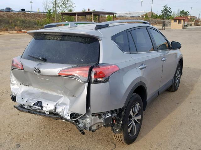 2T3WFREV8JW493019 - 2018 TOYOTA RAV4 ADVEN SILVER photo 4