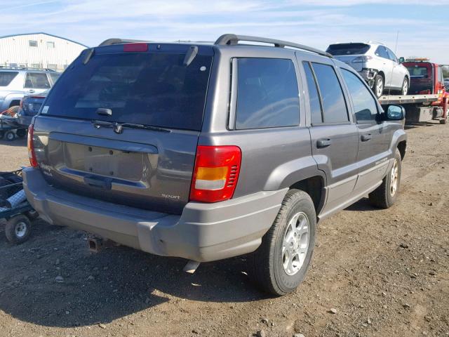 1J8GW38SX2C157145 - 2002 JEEP GRAND CHER GRAY photo 4