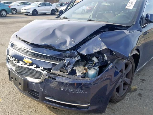 1G1ZC5E12BF369075 - 2011 CHEVROLET MALIBU 1LT 蓝色 照片 9