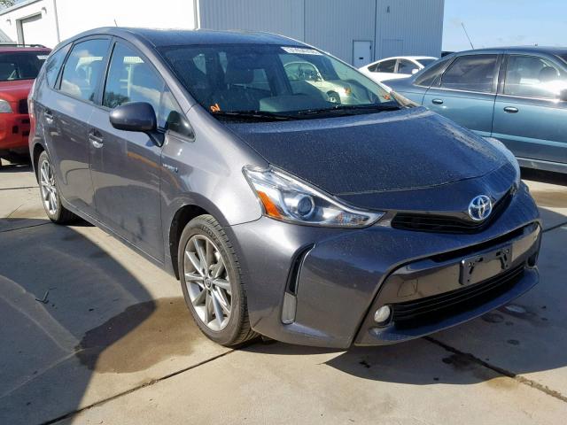 JTDZN3EUXFJ017946 - 2015 TOYOTA PRIUS V GRAY photo 1