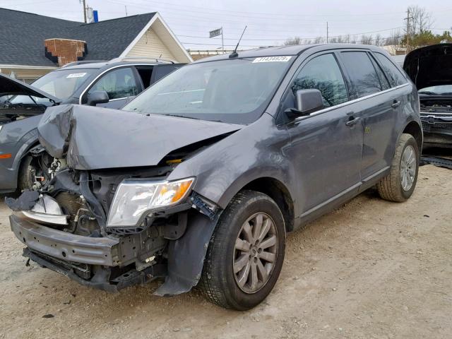 2FMDK4KC5ABB50076 - 2010 FORD EDGE LIMIT GRAY photo 2