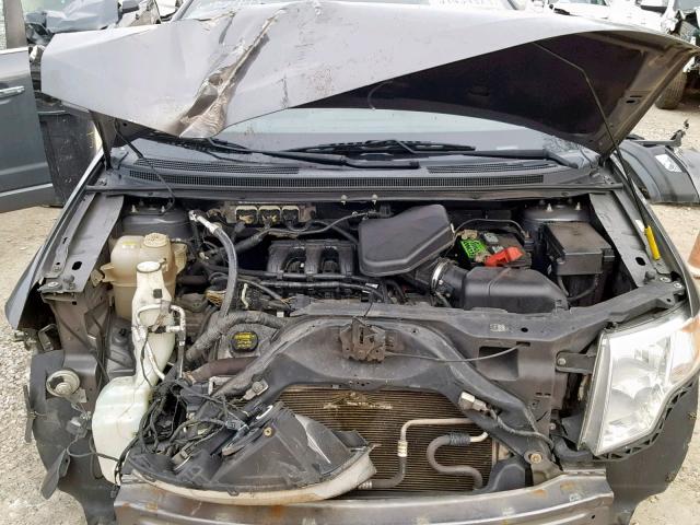 2FMDK4KC5ABB50076 - 2010 FORD EDGE LIMIT GRAY photo 7