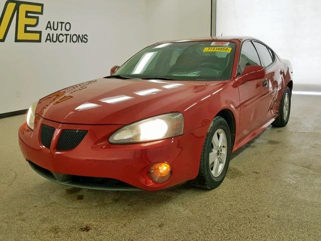2G2WP552361262447 - 2006 PONTIAC GRAND PRIX RED photo 2