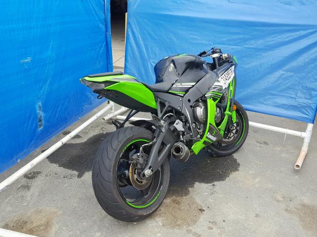 JKAZXCR13GA000413 - 2016 KAWASAKI ZX1000 R GREEN photo 4