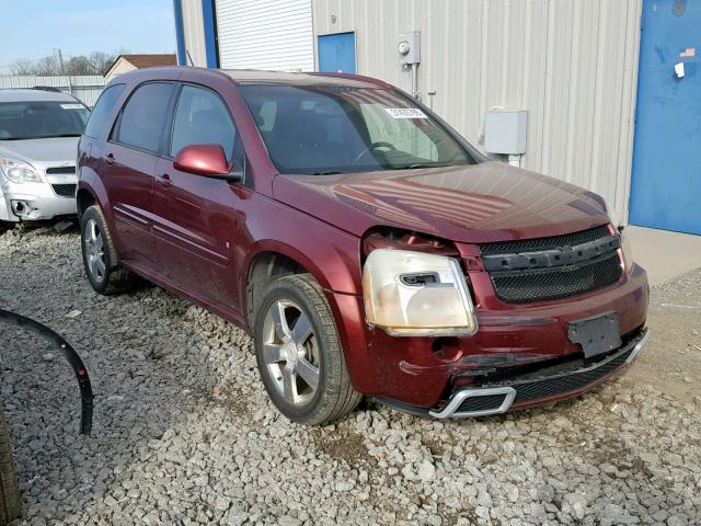 2CNDL937486061954 - 2008 CHEVROLET EQUINOX SP MAROON photo 1