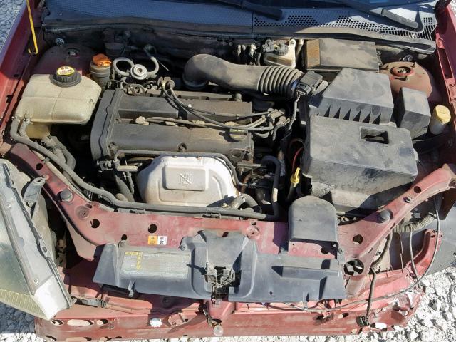 3FAFP37343R117159 - 2003 FORD FOCUS ZX5 RED photo 7
