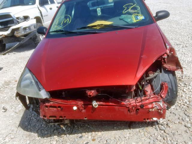 3FAFP37343R117159 - 2003 FORD FOCUS ZX5 RED photo 9
