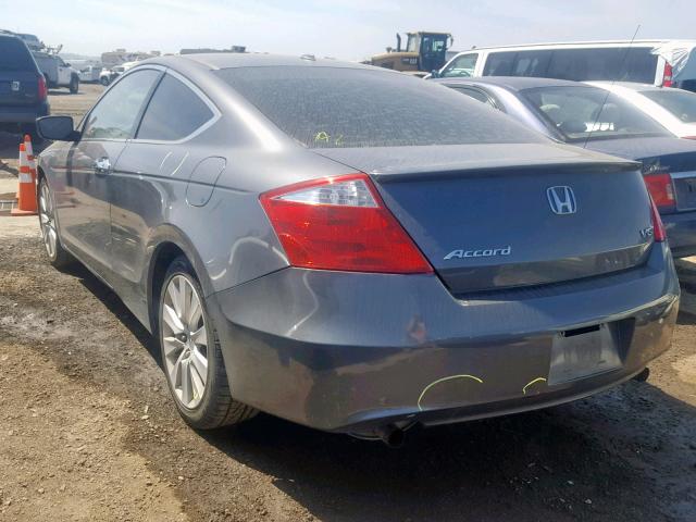 1HGCS22899A005390 - 2009 HONDA ACCORD EXL CHARCOAL photo 3