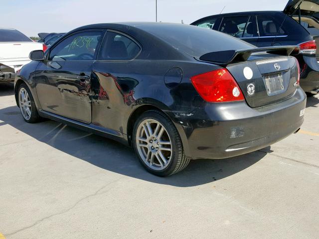 JTKDE177370203334 - 2007 TOYOTA SCION TC BLACK photo 3