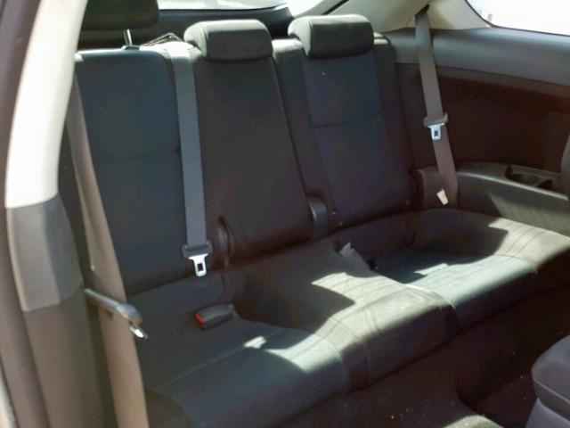 JTKDE177370203334 - 2007 TOYOTA SCION TC BLACK photo 6