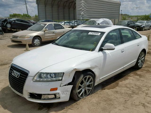 WAUSG74F69N057652 - 2009 AUDI A6 PREMIUM WHITE photo 2