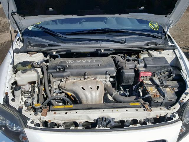 JTKDE167X90283543 - 2009 TOYOTA SCION TC WHITE photo 7
