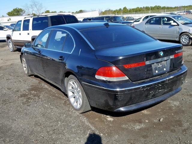 WBAGN634X3DR11366 - 2003 BMW 745 LI BLACK photo 3