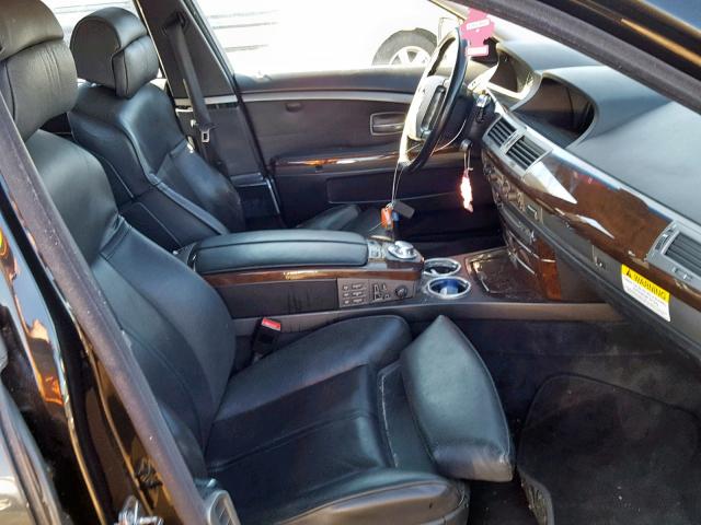 WBAGN634X3DR11366 - 2003 BMW 745 LI BLACK photo 5