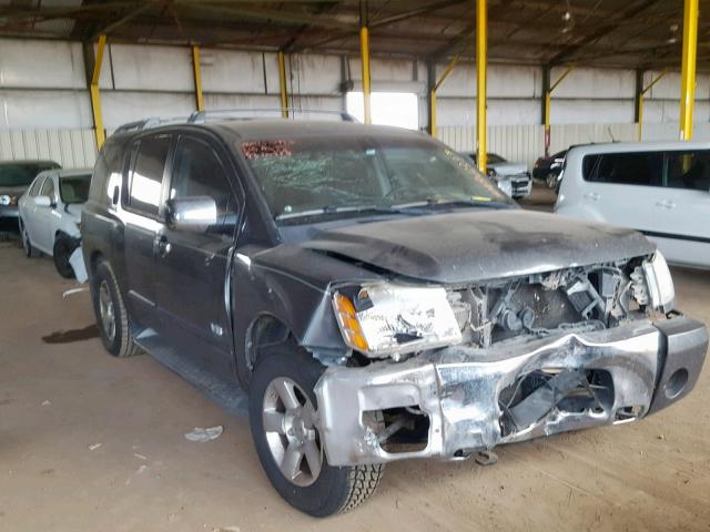 5N1AA08B05N728897 - 2005 NISSAN ARMADA SE GRAY photo 1