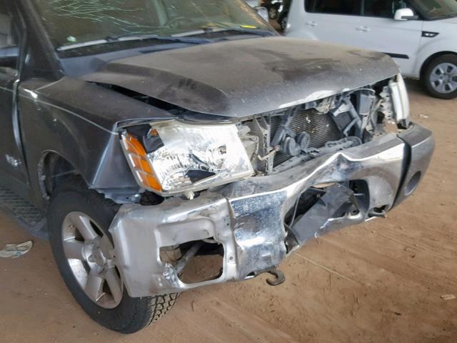 5N1AA08B05N728897 - 2005 NISSAN ARMADA SE GRAY photo 9