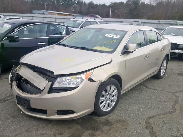 1G4GB5EG8AF139878 - 2010 BUICK LACROSSE C BEIGE photo 2