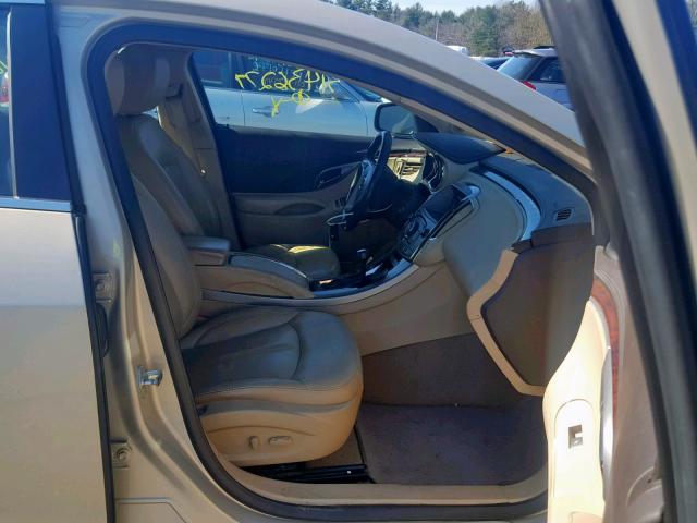 1G4GB5EG8AF139878 - 2010 BUICK LACROSSE C BEIGE photo 5