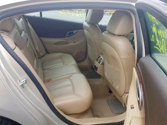 1G4GB5EG8AF139878 - 2010 BUICK LACROSSE C BEIGE photo 6