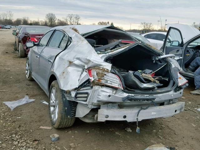 1G4GB5G38EF178194 - 2014 BUICK LACROSSE SILVER photo 3