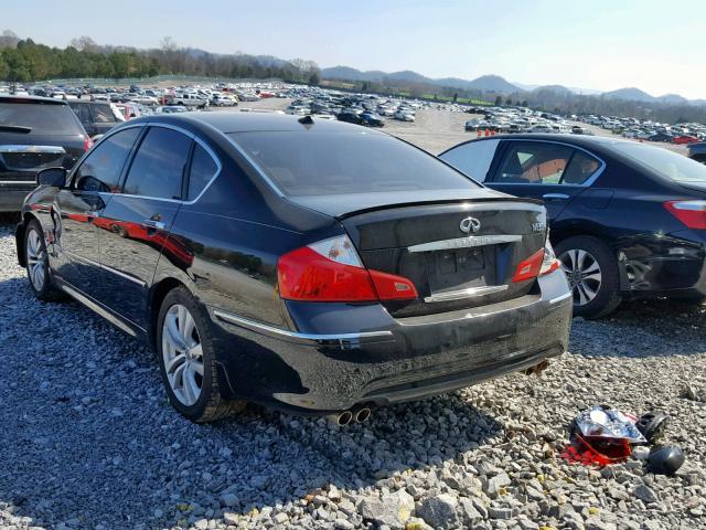 JNKCY01E19M802254 - 2009 INFINITI M35 BASE BLACK photo 3