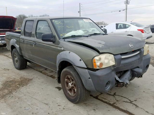 1N6ED27T13C414605 - 2003 NISSAN FRONTIER C GREEN photo 1