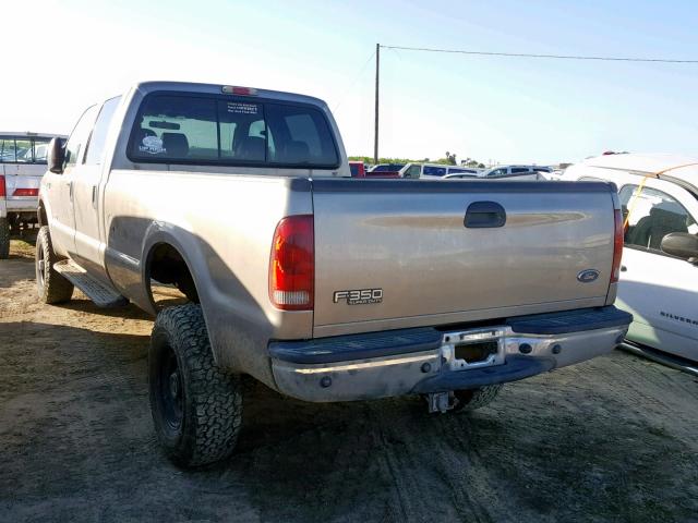 1FTSW31P34ED95398 - 2004 FORD F350 SRW S TAN photo 3