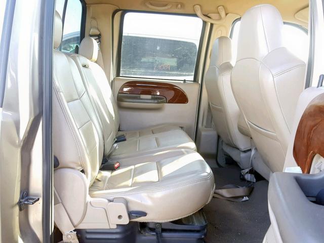 1FTSW31P34ED95398 - 2004 FORD F350 SRW S TAN photo 6