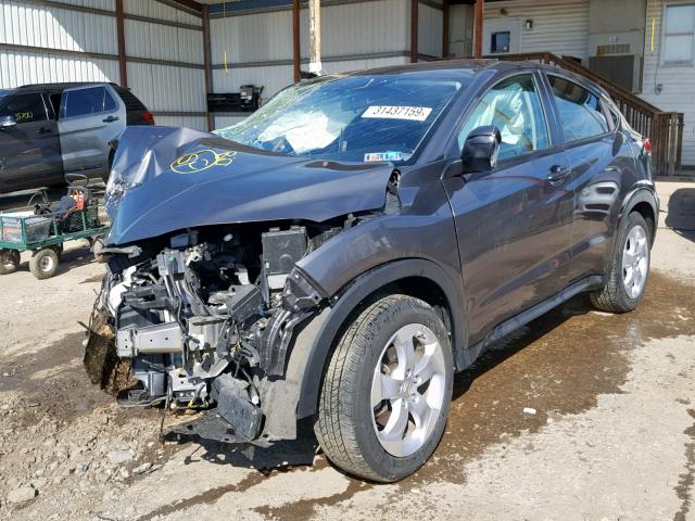 3CZRU6H53GM755160 - 2016 HONDA HR-V EX GRAY photo 2