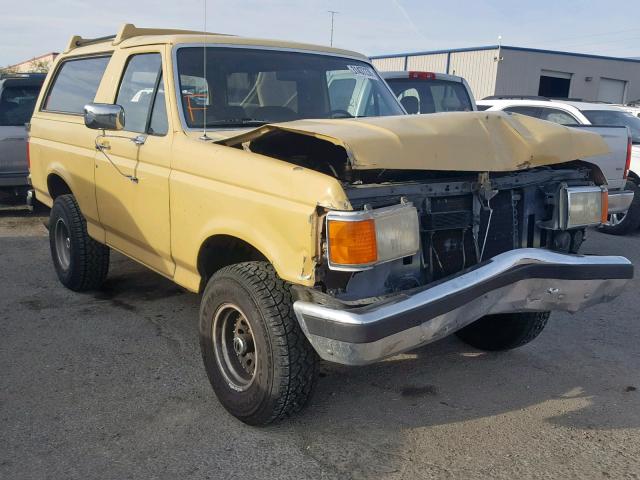 1FMEU15H2KLB05408 - 1989 FORD BRONCO U10 BEIGE photo 1