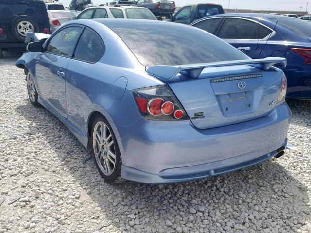 JTKDE167180236075 - 2008 SCION TC BLUE photo 3