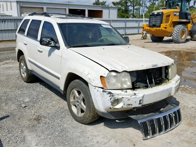 1J4HS58N75C656724 - 2005 JEEP GRAND CHER WHITE photo 1