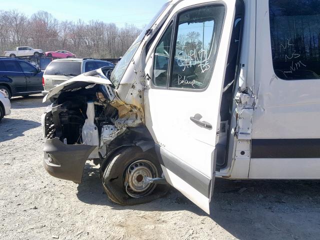 8BRPE7DD8GE123692 - 2016 MERCEDES-BENZ SPRINTER 2 WHITE photo 9