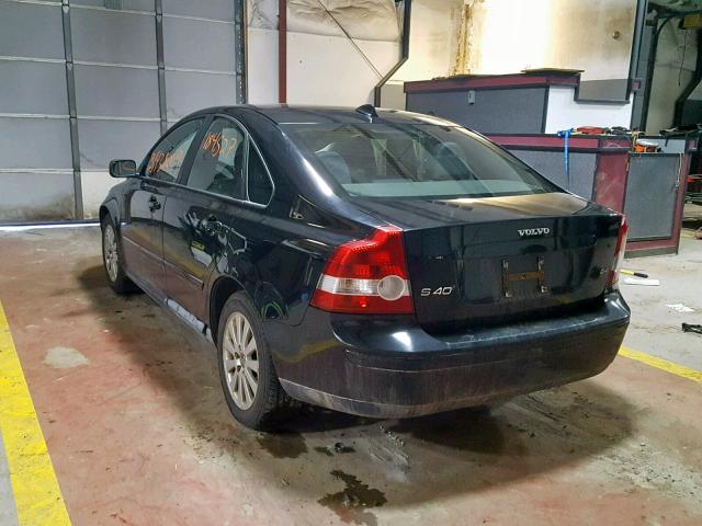 YV1MS382052082403 - 2005 VOLVO S40 2.4I BLACK photo 3