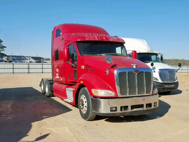 1XP7D49XX7D698046 - 2007 PETERBILT 387 BURGUNDY photo 1