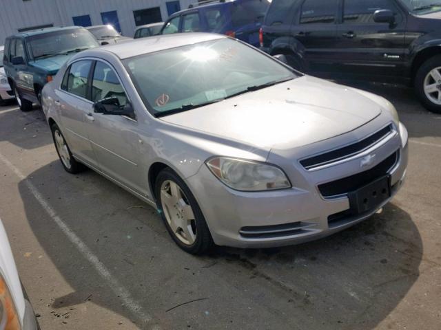 1G1ZG57B58F200249 - 2008 CHEVROLET MALIBU LS SILVER photo 1