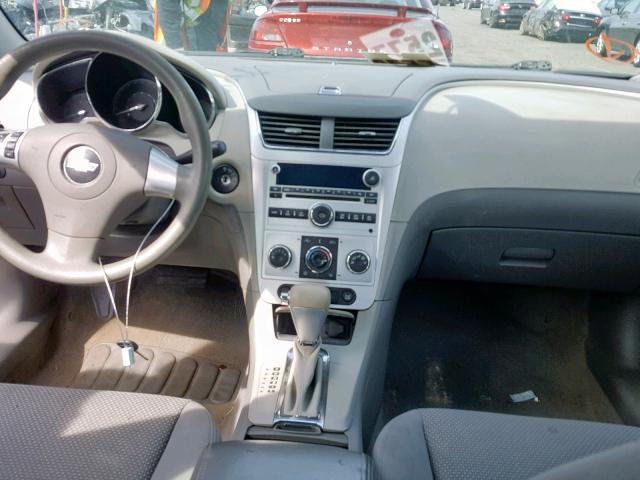 1G1ZG57B58F200249 - 2008 CHEVROLET MALIBU LS SILVER photo 9