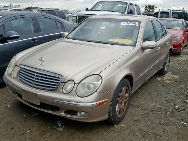 WDBUF65J43A215737 - 2003 MERCEDES-BENZ E 320 BEIGE photo 2