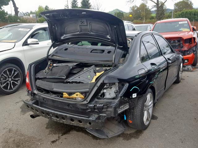 WDDGF4HB2DA789347 - 2013 MERCEDES-BENZ C 250 BLACK photo 4