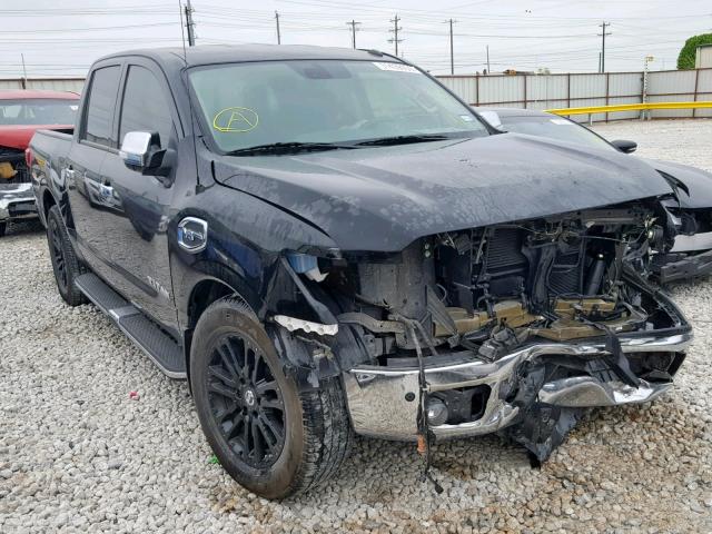 1N6AA1E62HN518434 - 2017 NISSAN TITAN SV BLACK photo 1