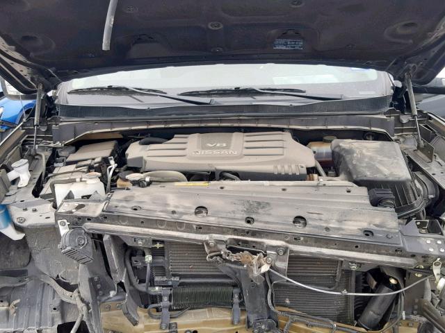 1N6AA1E62HN518434 - 2017 NISSAN TITAN SV BLACK photo 7