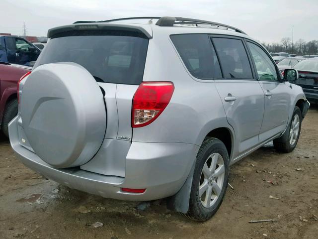 JTMBD31V475105775 - 2007 TOYOTA RAV4 LIMIT SILVER photo 4