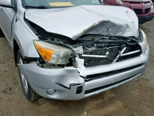 JTMBD31V475105775 - 2007 TOYOTA RAV4 LIMIT SILVER photo 9