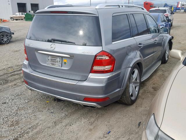 4JGBF8GE8CA764681 - 2012 MERCEDES-BENZ GL 550 4MA SILVER photo 4